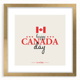 Happy Canada Day Wall Art - Canadian Flag Wall Art & Maple Leaf Wall Art