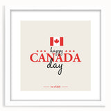 Happy Canada Day Wall Art - Canadian Flag Wall Art & Maple Leaf Wall Art