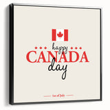 Happy Canada Day Wall Art - Canadian Flag Wall Art & Maple Leaf Wall Art