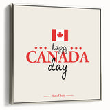 Happy Canada Day Wall Art - Canadian Flag Wall Art & Maple Leaf Wall Art