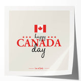 Happy Canada Day Wall Art - Canadian Flag Wall Art & Maple Leaf Wall Art