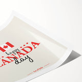 Happy Canada Day Wall Art - Canadian Flag Wall Art & Maple Leaf Wall Art