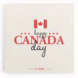 Happy Canada Day Wall Art - Canadian Flag Wall Art & Maple Leaf Wall Art