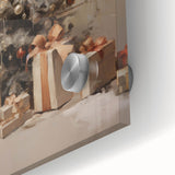 Elegant Christmas Wall Art – Festive Tree & Gift Holiday Decor