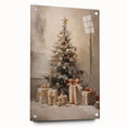 Elegant Christmas Wall Art – Festive Tree & Gift Holiday Decor