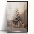 Elegant Christmas Wall Art – Festive Tree & Gift Holiday Decor