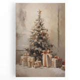 Elegant Christmas Wall Art – Festive Tree & Gift Holiday Decor