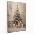 Elegant Christmas Wall Art – Festive Tree & Gift Holiday Decor