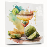 Cinco de Mayo Wall Art - Vibrant Margarita & Lime Mexican Fiesta Print
