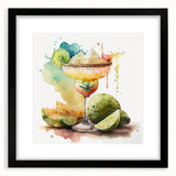 Cinco de Mayo Wall Art - Vibrant Margarita & Lime Mexican Fiesta Print