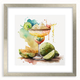 Cinco de Mayo Wall Art - Vibrant Margarita & Lime Mexican Fiesta Print
