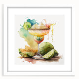 Cinco de Mayo Wall Art - Vibrant Margarita & Lime Mexican Fiesta Print