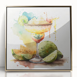 Cinco de Mayo Wall Art - Vibrant Margarita & Lime Mexican Fiesta Print