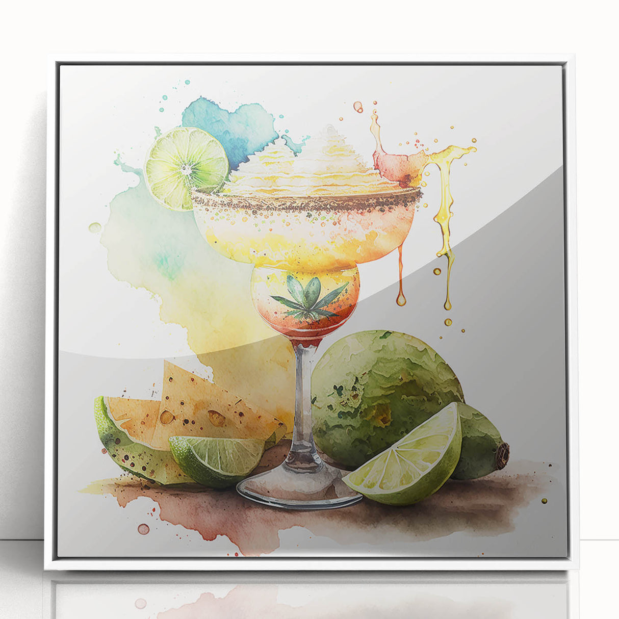 Cinco de Mayo Wall Art - Vibrant Margarita & Lime Mexican Fiesta Print