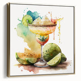 Cinco de Mayo Wall Art - Vibrant Margarita & Lime Mexican Fiesta Print
