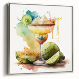 Cinco de Mayo Wall Art - Vibrant Margarita & Lime Mexican Fiesta Print
