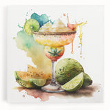 Cinco de Mayo Wall Art - Vibrant Margarita & Lime Mexican Fiesta Print