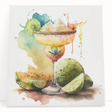 Cinco de Mayo Wall Art - Vibrant Margarita & Lime Mexican Fiesta Print