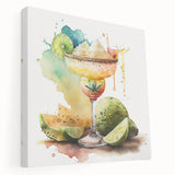 Cinco de Mayo Wall Art - Vibrant Margarita & Lime Mexican Fiesta Print