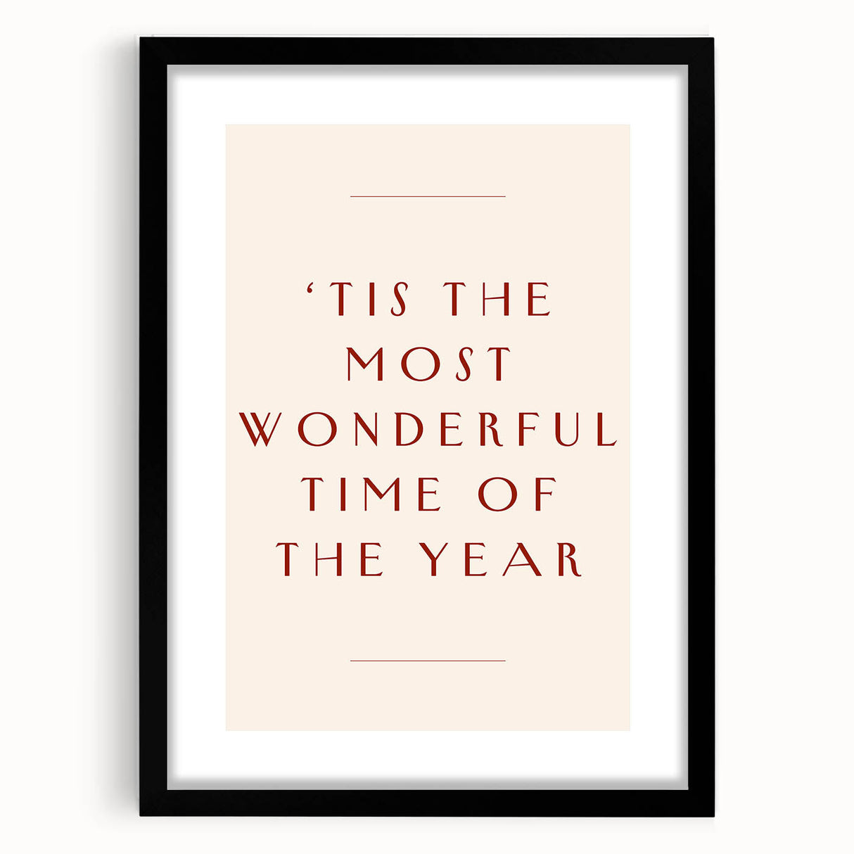 Tis the Most Wonderful Time - New Year Wall Art Print