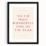 Tis the Most Wonderful Time - New Year Wall Art Print
