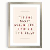 Tis the Most Wonderful Time - New Year Wall Art Print