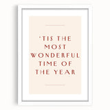 Tis the Most Wonderful Time - New Year Wall Art Print