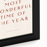 Tis the Most Wonderful Time - New Year Wall Art Print