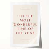 Tis the Most Wonderful Time - New Year Wall Art Print