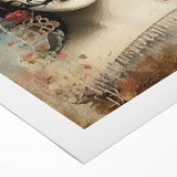 Elegant Sugar Skull Woman – Día de los Muertos Wall Art