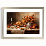 Elegant Thanksgiving Wall Art - Festive Harvest Canvas Decor