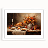 Elegant Thanksgiving Wall Art - Festive Harvest Canvas Decor