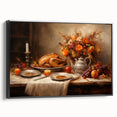 Elegant Thanksgiving Wall Art - Festive Harvest Canvas Decor