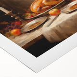 Elegant Thanksgiving Wall Art - Festive Harvest Canvas Decor