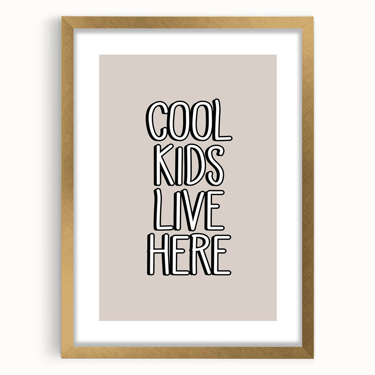 Cool Kids Live Here - Boys Room Wall Art Kids Wall Art Prints