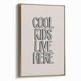 Cool Kids Live Here - Boys Room Wall Art Kids Wall Art Prints