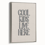 Cool Kids Live Here - Boys Room Wall Art Kids Wall Art Prints