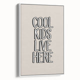Cool Kids Live Here - Boys Room Wall Art Kids Wall Art Prints