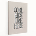 Cool Kids Live Here - Boys Room Wall Art Kids Wall Art Prints