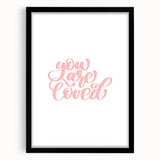 You Are Loved Girls Room Wall Art – Nursery and Kids Decor