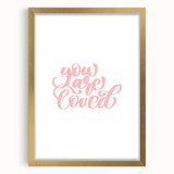 You Are Loved Girls Room Wall Art – Nursery and Kids Decor