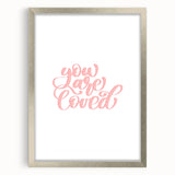 You Are Loved Girls Room Wall Art – Nursery and Kids Decor