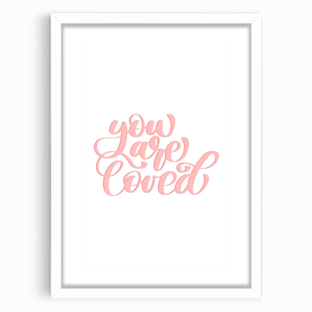 You Are Loved Girls Room Wall Art – Nursery and Kids Decor