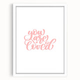 You Are Loved Girls Room Wall Art – Nursery and Kids Decor