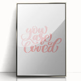 You Are Loved Girls Room Wall Art – Nursery and Kids Decor