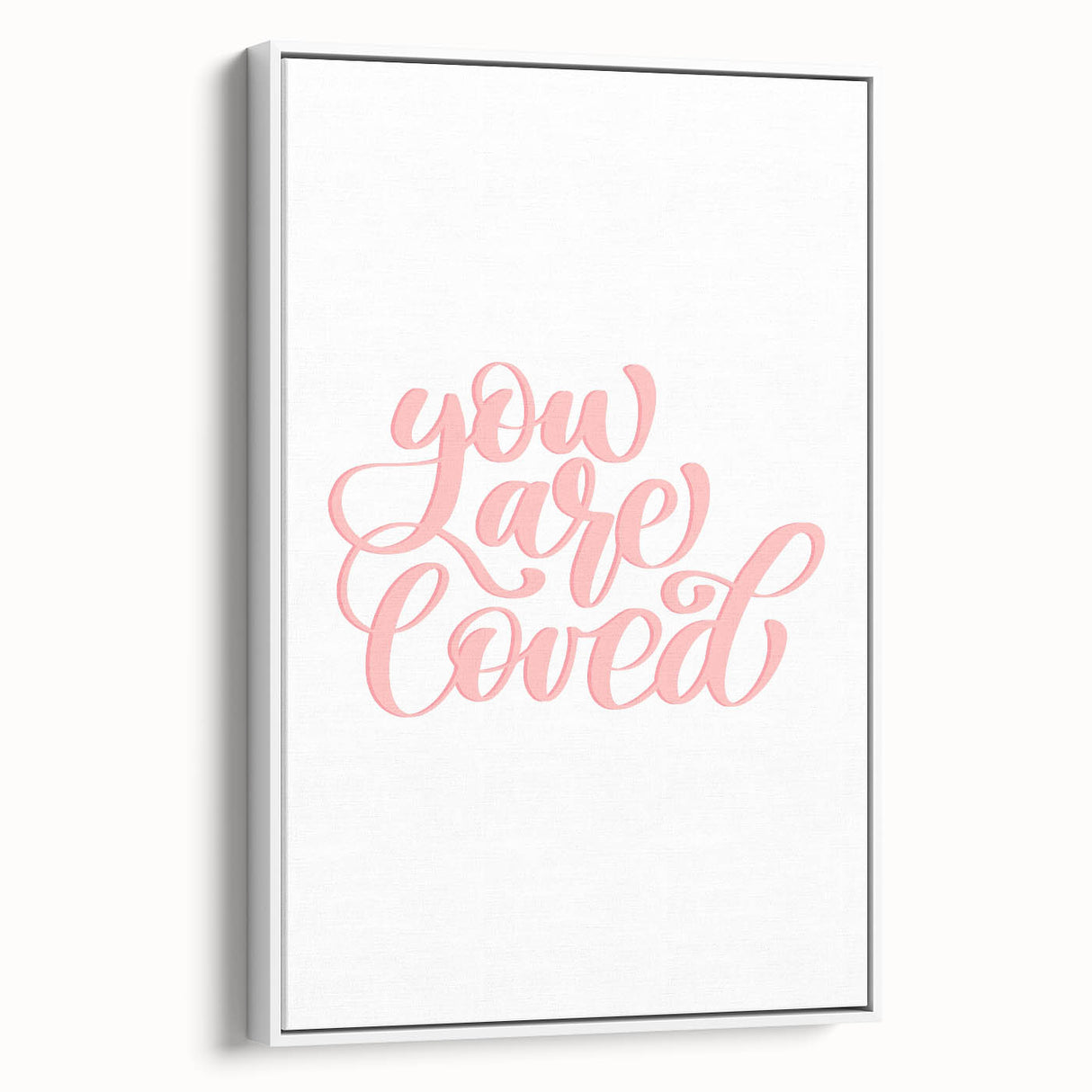 You Are Loved Girls Room Wall Art – Nursery and Kids Decor