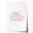 You Are Loved Girls Room Wall Art – Nursery and Kids Decor
