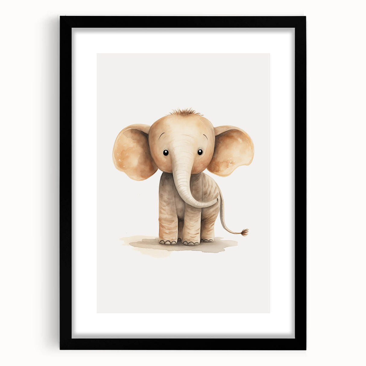 Adorable Baby Elephant Nursery Wall Art - Baby Room Decor Print