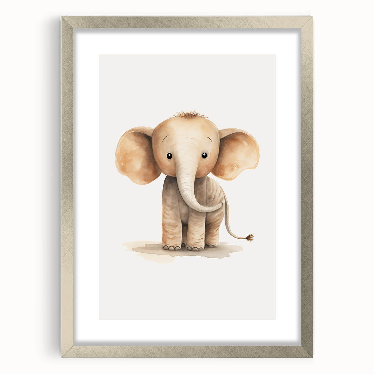 Adorable Baby Elephant Nursery Wall Art - Baby Room Decor Print