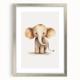 Adorable Baby Elephant Nursery Wall Art - Baby Room Decor Print
